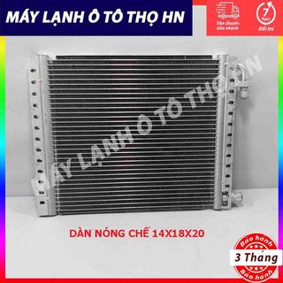 Dàn nóng điều hòa  lắp chế ô tô, máy xúc, công trình kích thước 14x18x20 Hàng Trung Quốc