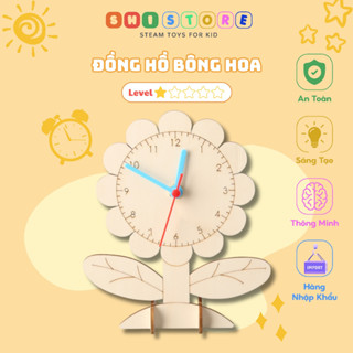 Stem Tiểu Học, Mô Hình Stem Đồng Hồ, Đồ Chơi Thông Minh, Phù Hợp Với Các Bé Trên 6 Tuổi - Shi Stem