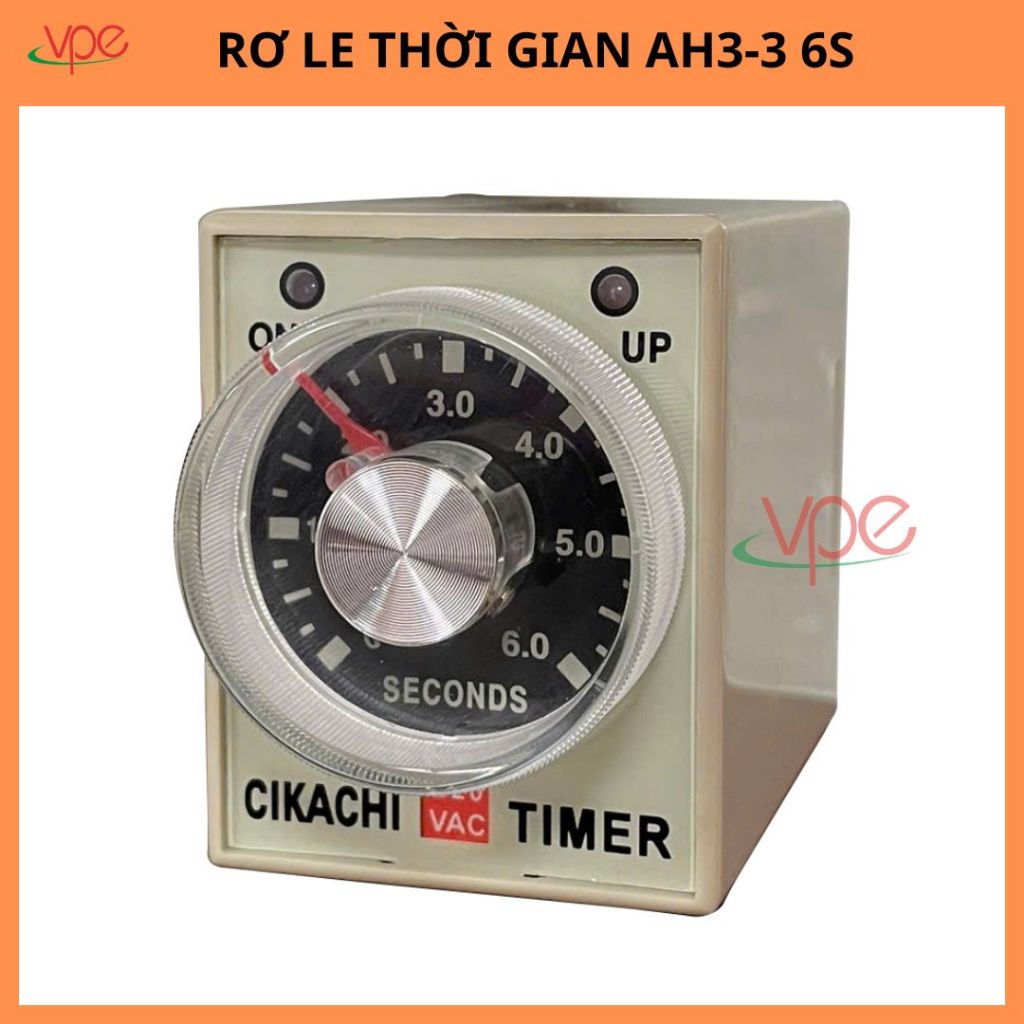[GIÁ BAO THỊ TRƯỜNG] Timer Cikachi AH3-3 6S Chính hãng