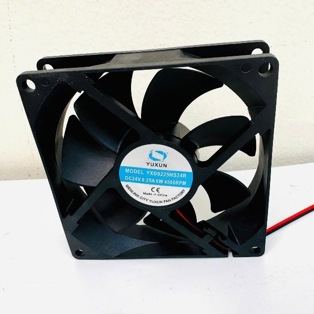Quạt làm mát 24V - 9cm*9cm,  Quạt 24V 9cm