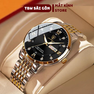 Đồng Hồ Nam POEDAGAR PA5 Dây Kim Loại Titanium – Chống Nước Tốt, Dạ Quang, Mặt Đen Thời Trang