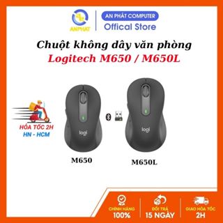 Chuột không dây Logitech M650 / M650L Signature - Hàng chính hãng - BH 12 tháng