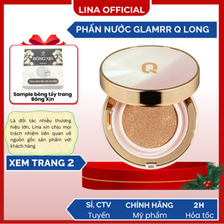 Phấn Nước Glamrr Q Long Wear DD Cushion SPF50/PA+++ che phủ mỏng mịn, kiềm dầu hiệu quả GLAMRR Q - Mỹ phẩm Lina
