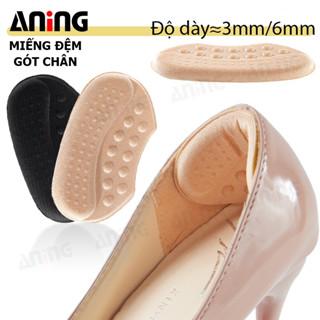  Miếng lót gót giày Nữ Chống Mài Mòn Lót Đệm Chống Trơn Trượt Điều Chỉnh Kích Cỡ Tăng Cường Đệm Chống Rộng Nam Nữ 