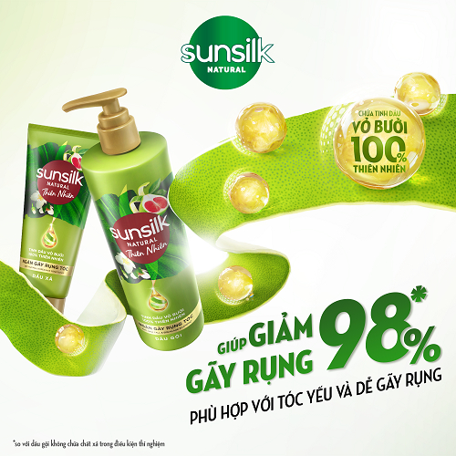 Combo Gội xả Sunsilk Thiên Nhiên Ngăn Gãy Rụng Tóc Đến 98% và Dưỡng Phục Hồi Chuyên Sâu Từ Gốc 380ml + 330ml | BigBuy360 - bigbuy360.vn