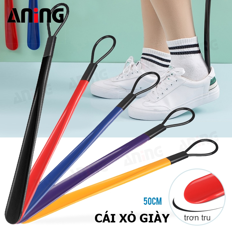 1 Cái Dụng Cụ Kéo Giày Chuyên Nghiệp 50cm Hình Thìa Bằng Nhựa Cho Nam Nữ
