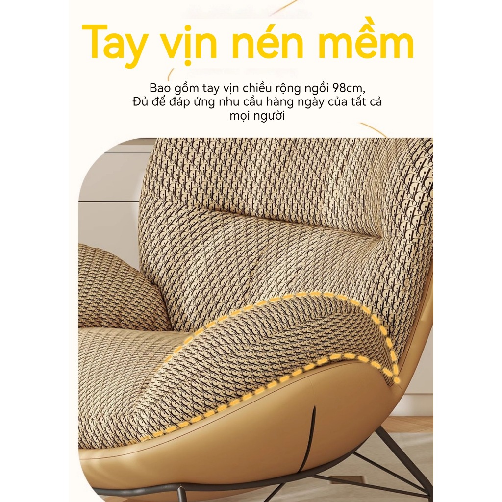 Phong cách Bắc Âu ghế bập bênh phòng khách ban công ghế giải trí nhà phòng ngủ lười sofa đơn ghế ngh | BigBuy360 - bigbuy360.vn