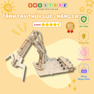  Đồ Chơi Stem Cánh Tay Robot Thủy Lực Đồ Chơi Thông Minh Đồ Chơi Stem  - Shi Stem 