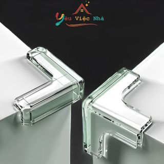 Bọc Cạnh Bàn Silicon - Miếng Bịt Che Góc Nhọn Trong Suốt Tránh Va Đập Cho Bé