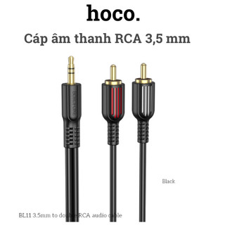 Phụ Kiện Cáp Âm Thanh BL11 Jack 3.5 Chia Đôi RCA Tiện Lợi Cho Loa, Điện Thoại Và Tai Nghe - HOCO Phụ Kiện