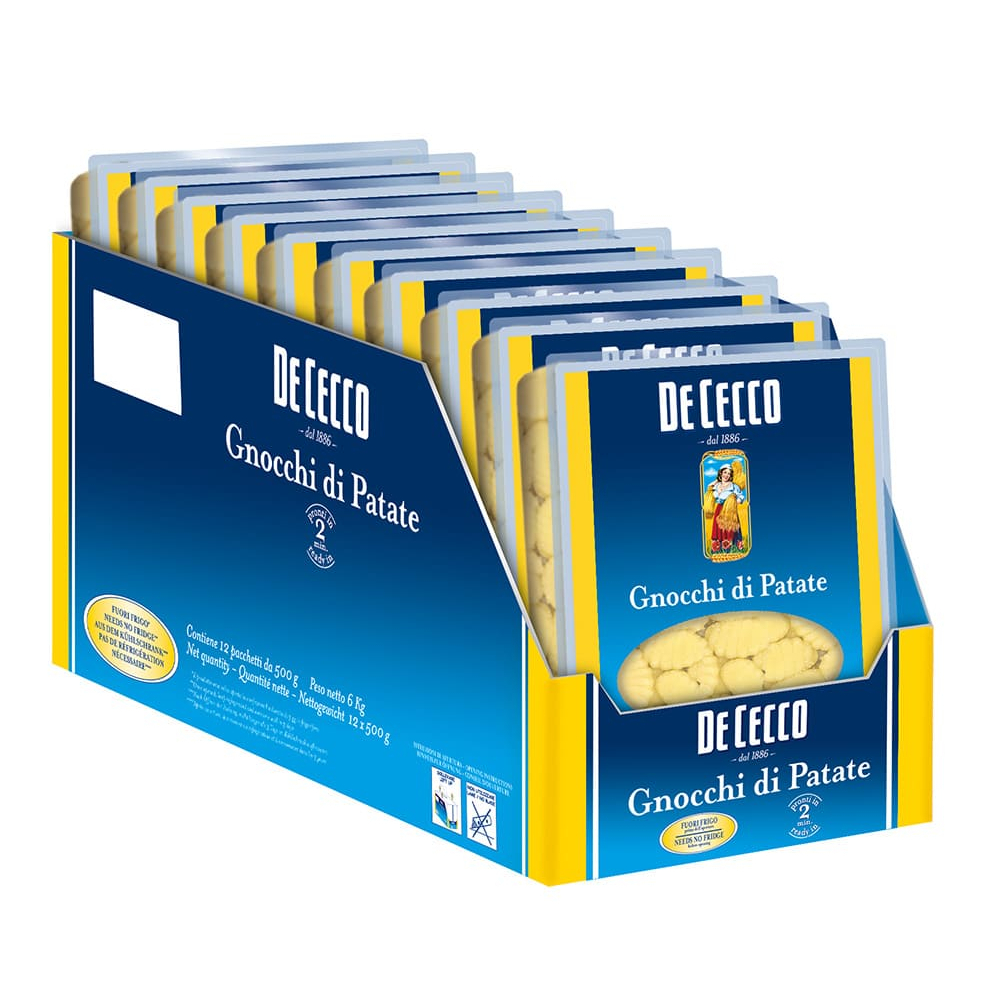DE CECCO << hộp 500g >> NUI KHOAI TÂY Ý (từ khoai tây nghiền) Potato Gnocchi