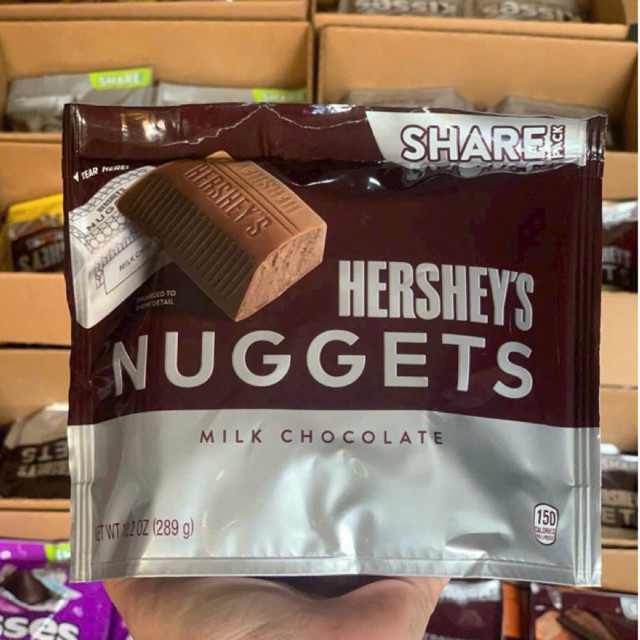 Socola Hershey Nuggets Sữa 289g