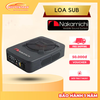 Loa sub Ô Tô NAKAMICHI NBF 8.1A – Sub Gầm Ghế, Sub Điện Thương Hiệu Nhật Bản, Âm Bass Uy Lực, Tương Thích Mọi Dòng Xe