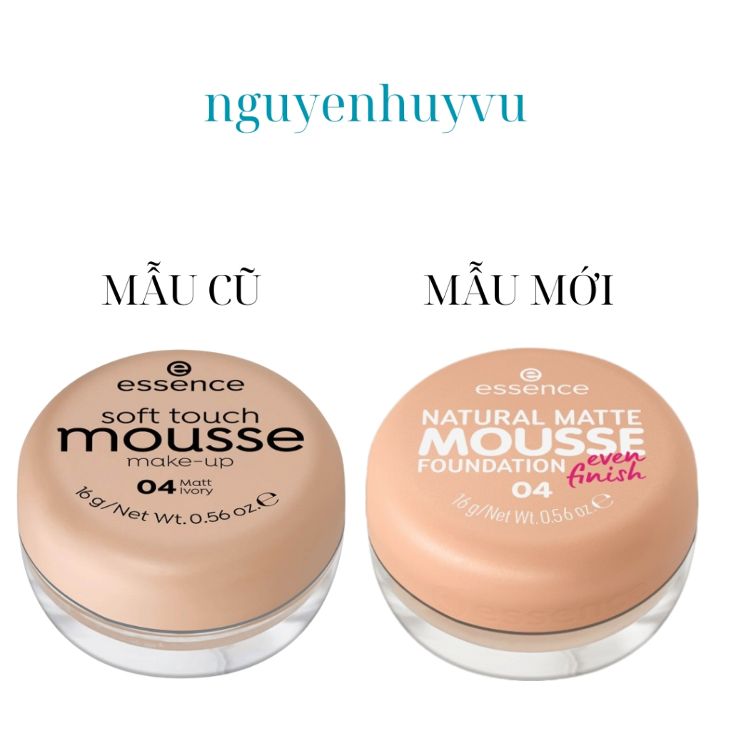 Phấn Tươi Essence Mousse 16g kem che khuyết điểm, kem lót, kem nền, phấn phủ đều rất tốt