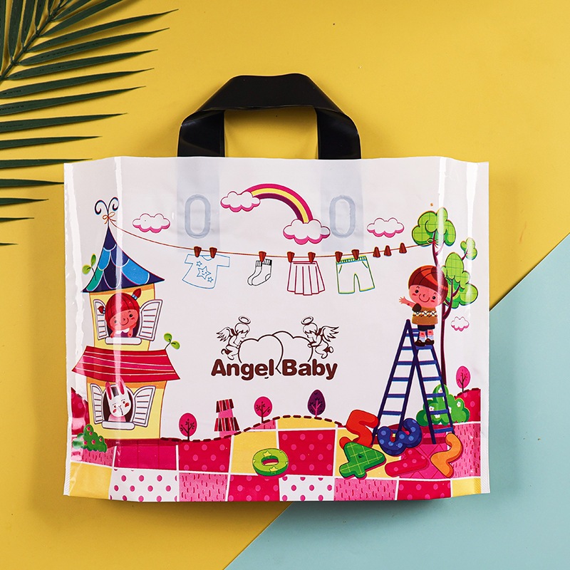 Túi xách tote nhựa in họa tiết hoạt hình dễ thương dành cho nữ