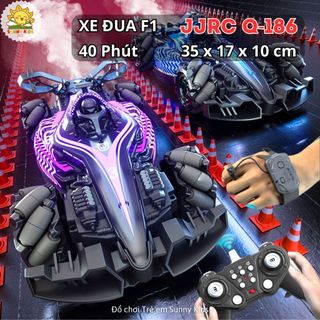 JJRC Q186 Xe Điều Khiển Từ Xa Kích Thước Lớn, Dài 35cm, 45 Phút, Di Chuyển 8 Hướng, Âm Nhạc, Nhiều Đèn Led - Sunny Kids
