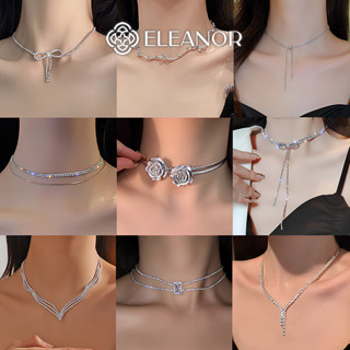 Dây chuyền choker nữ Eleanor Accessories đính đá lấp lánh phụ kiện trang sức vòng cổ 7571