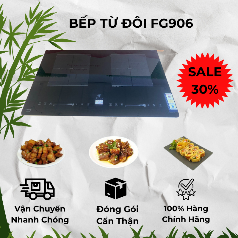 Bếp Từ Đôi I Bếp Từ Đôi Fuger FG906TB
