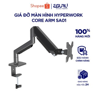 Giá đỡ màn hình Hyperwork Core Arm SA01 - Phù hợp màn 22 - 34" - Tải trọng 2 -10Kg - Hàng Chính Hãng
