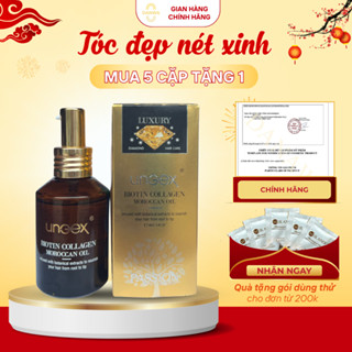 TINH DẦU DƯỠNG tóc Biotin Collagen LUXURY Ungex Bóng Tóc Chống Hư Tổn Chẻ Ngọn Danawa 60ml