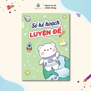 Sổ kế hoạch luyện đề: ghi chép mục tiêu ,nhật ký hàng ngày và kết quả làm đề - Nhà sách ôn luyện