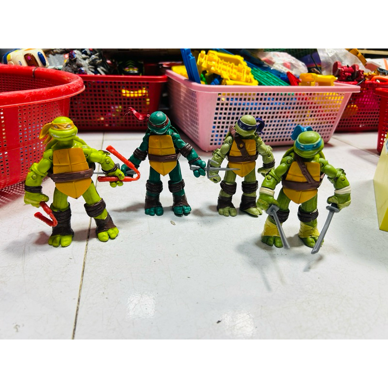 Mô hình Action Figure Ninja Rùa Teenage Mutant Ninja Turtles Classic ( Set 4 con)