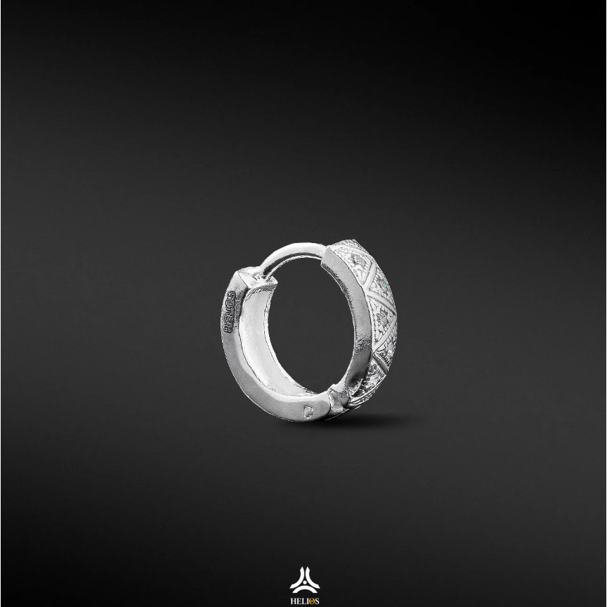 Khuyên tai bạc S925 ZicZac Stone Helios Silver Original KTB290