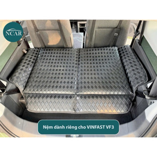 Đệm Ô Tô Ghế Sau, Nệm Da Đúc Xe Hơi, Đệm Ghế Ô Tô VF3, chống thấm nước 100%, Bảo Hành 2 Năm