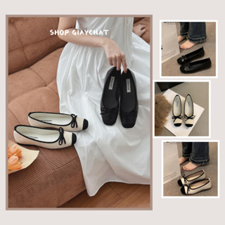 Giày Búp Bê Nữ, Giày Nữ Bệt Nơ Vá Mũi Đi Êm Chân Full Box Marry Jane Dễ Phối Đồ || Mã N07