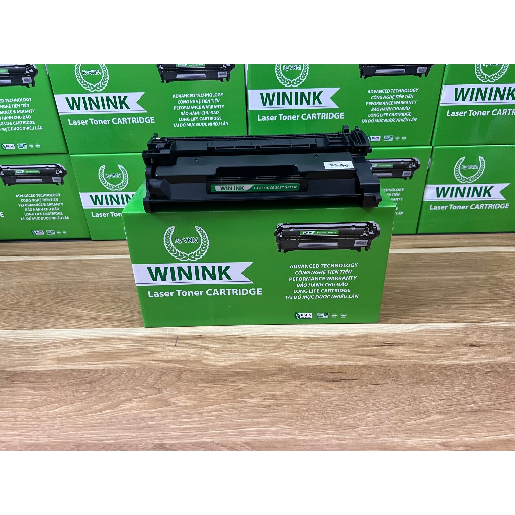 Hộp mực in HP LaserJet 404n, 404dn, 404dw mã mực CF276-CRG057 kèm chip hiệu Win Ink cao cấp-Có hộp