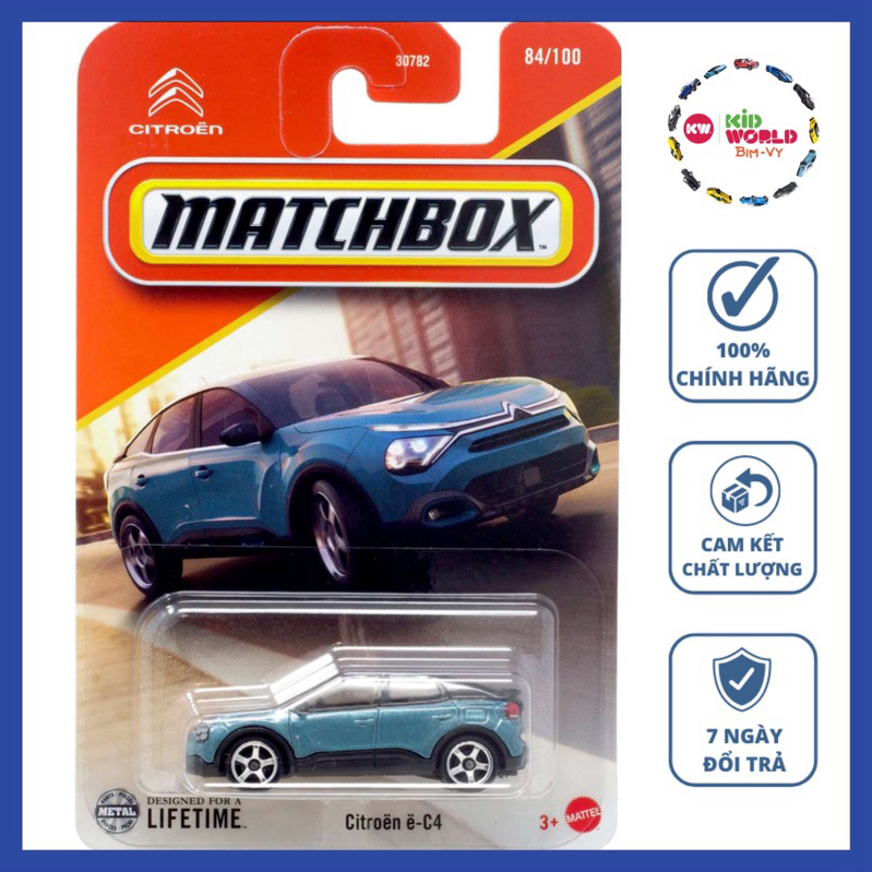 Xe mô hình Matchbox Citroen e-C4 JFR91.