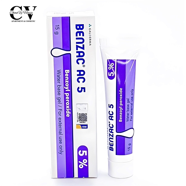 Kem Mụn Benzac AC 5% 15gr/tuýp
