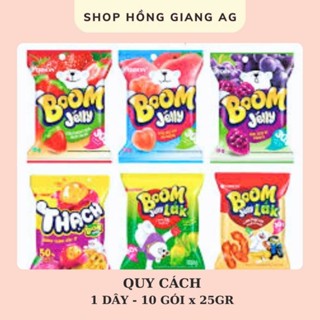 1 Dây (10 gói) kẹo dẻo boom jelly orion 10 gói x 25gram