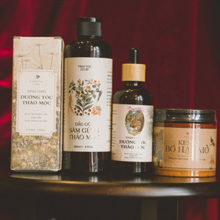 Combo GIẢM RỤNG, SIÊU MỌC TÓC, NUÔI DƯỠNG TÓC MỀM MƯỢT ( 1 dầu gội sâm gừng 500ML + 1 Ủ tóc bơ hạt mỡ 200ML + 1 tinh chấ