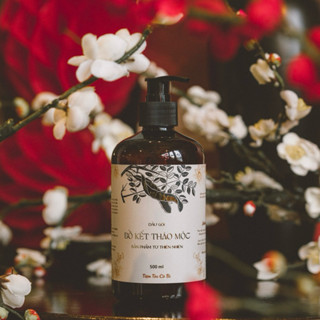Dầu gội thảo dược CÔ BI - Dầu gội BỒ KẾT thảo mộc kích mọc tóc, ngăn rụng tóc, dưỡng da đầu