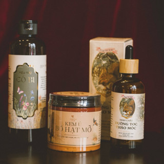 COMBO SIÊU GIẢM DẦU,GÀU, SIÊU MỌC TÓC ( 1 dầu gội hoa khô 500ML + 1 Ủ tóc bơ hạt mỡ 200ML + 1 tinh chất thảo mộc 100ml)