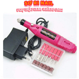 Máy Mài Móng Nail - Kèm Cục Nguồn Yq100 Mini Dùng Dũa, Phá Sơn Gel Nhanh Chóng Chuyên Dụng - SơRi Nail Supply