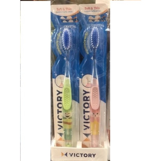 Bàn Chải Đánh Răng Siêu Mềm Mỏng Victory Crystal Soft & Thin