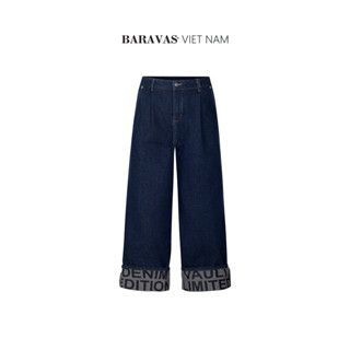 Quần Jeans Ống Rộng Lật Line Baravas / Denim Colors - Version Premium
