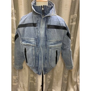 Áo Khoác Jeans Fear Of God Vintage Denim Ski, jacket bò trần bông FOG