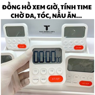 Đồng hồ xem giờ có thể điều chỉnh đồng hồ đếm ngược và hẹn giờ tiện dụng cho Spa, Salon tóc, nấu ăn