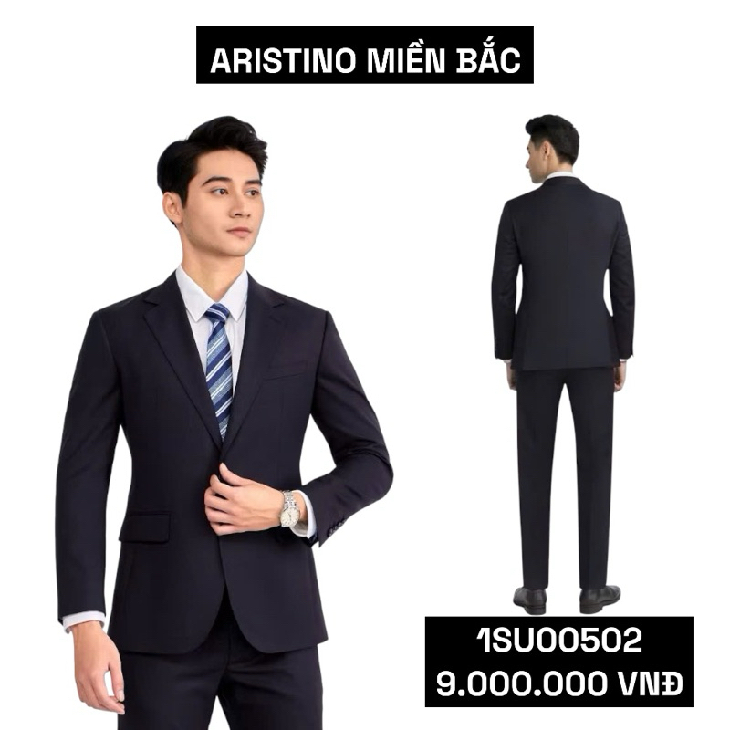 Bộ Suit nam Aristino BS lông cừu mềm nhẹ sang trọng 1SU00502