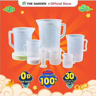 Ca đong định lượng pha chế dung tích 50ml - 100ml - 250ml - 500ml -1000ml đẹp dày dặn có quai - THE GARDEN