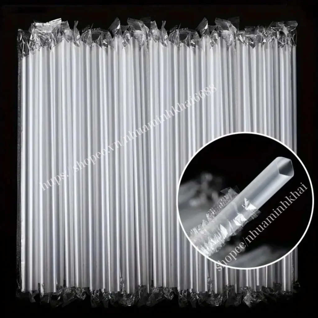 Bịch Ống hút phi 6 phi 8 phi 12 có bọc ngoài hoặc ko có bọc (tùy chọn)