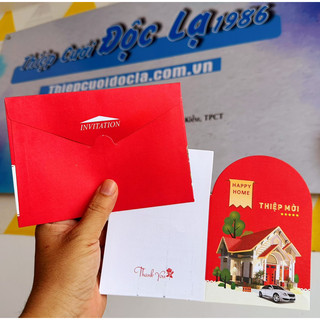 Thiệp Tân Gia 2025 Đỏ