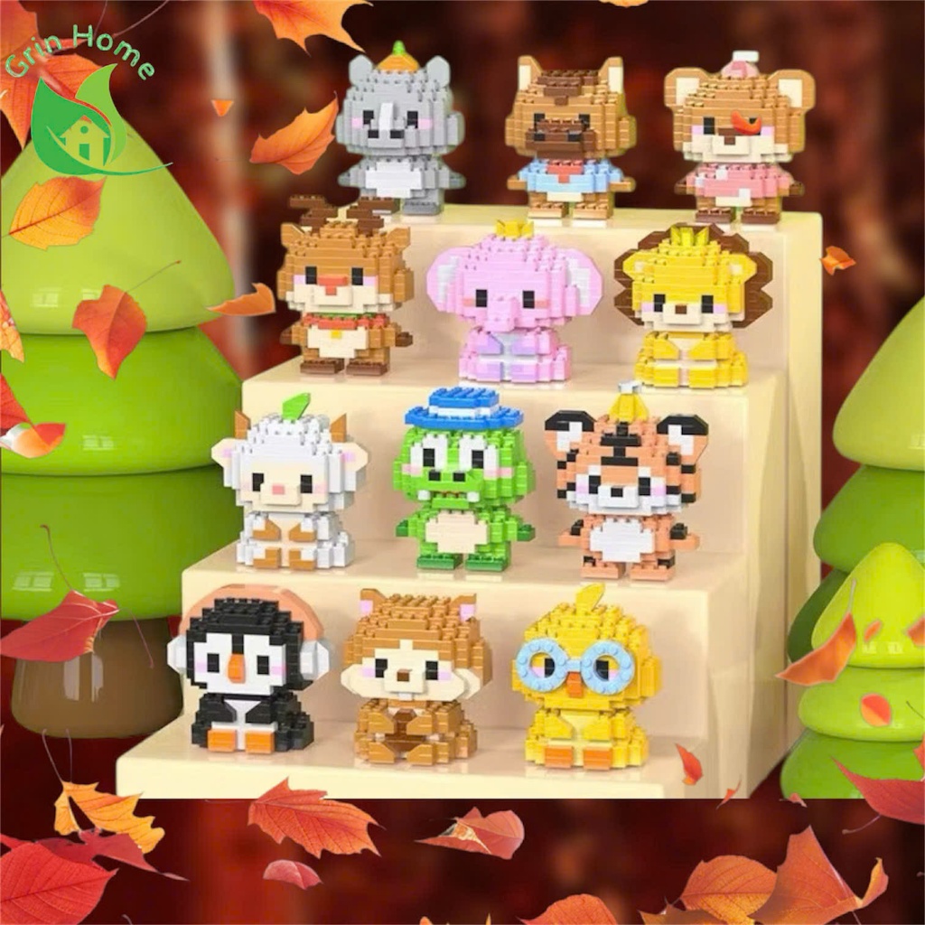 [HỎA TỐC] Bộ Đồ Chơi Mô Hình Lắp Ráp Nhân Vật Hoạt Hình Đáng Yêu Cho Bé, Đồ Chơi Lắp Ghép Dễ Thương Quà Cho Bé