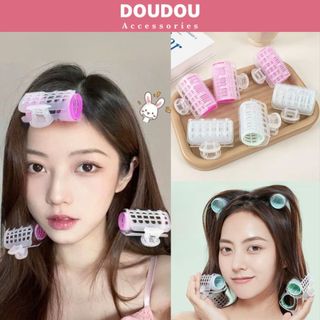  Lô cuốn tóc Doudou Lô tóc phong cách Hàn Quốc Lô uốn xoăn tạo kiểu mái phồng xinh xắn tiện lợi JF004 