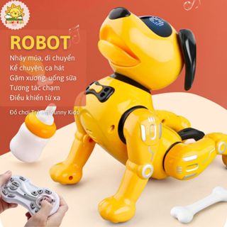 Chú Chó Robot Điều Khiển Từ Xa JJRC R19, Đồ chơi Robot thông minh cho Bé, tương tác cảm ứng chạm, âm nhạc - Sunny Kids