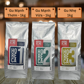 1kg Cà Phê Trộn Truyền Thống Horeca Số 1-2-3 - Cho Nhà Hàng Khách Sạn Quán Cafe - Hoàng Dũng Coffee