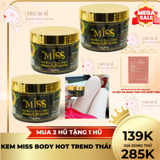Kem Body Miss Thái Lan Dưỡng Trắng, Makeup, Chống Nắng chuẩn xách tay Thái (2 tem)